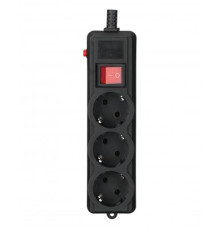 Фільтр живлення Gembird Pro (SPG3-G-10B-PRO) 3 розетки, 3м, чорний