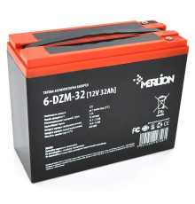 Акумуляторна батарея Merlion 12V 32AH (6-DZM-32/16726) AGM