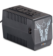 Стабілізатор NJOY Paladin 1000 (PWAV-10003PL-AZ01B) AVR, 3 розетки
