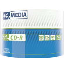 CD-R MyMedia (69206) 700MB 52x Wrap 50шт Full Printable без шпинделя