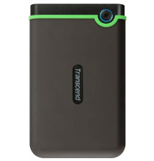 Накопичувач зовнiшнiй HDD 2.5" USB 2.0TB Transcend StoreJet 25M3 Iron Gray Slim (TS2TSJ25M3S)