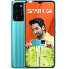 Смартфон Tecno Spark Go 2022 (KG5m) 2/32GB Dual Sim Turquoise Cyan (4895180776960)
