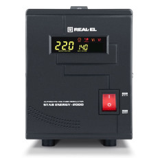 Стабилизатор REAL-EL Stab Energy-2000 Black
