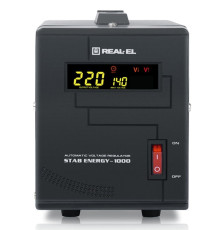 Стабилизатор REAL-EL Stab Energy-1000 Black