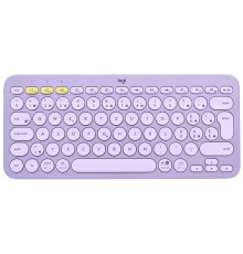 Клавіатура бездротова Logitech K380 Multi-Device Bluetooth Lavender Lemonade (920-011166)