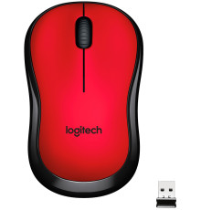 Мишка бездротова Logitech M220 Silent (910-004880) Red USB