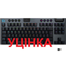 Клавiатура бездротова Logitech G915 TKL Lightspeed Wireless RGB Mechanical Carbon Tactile Switch (920-009503)