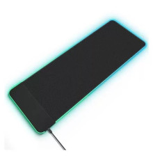 Килимок для миші з бездротовим зарядним пристроєм Choetech (T543-F) RGB Illuminated 15W Wireless Charging Mouse Pad