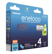 Акумулятори Panasonic Eneloop AA NI-MH 2000 mAh BL 4 шт+ Case