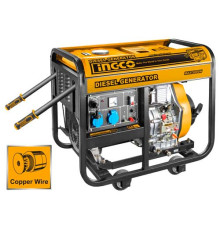 Генератор дизельный INGCO GDE50001 (5.0/4.5 кВт)