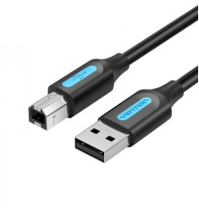 Кабель для принтера Vention USB - USB Type-B (M/M), 1 м, Black (COQBF)