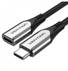 Подовжувач Vention USB Type-C - USB Type-C (M/F), 0.5 м, Silver/Black (TABHD)