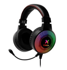 Гарнитура Vinga HSCU-100 Gaming LED Black (HSCU-100)