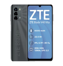Смартфон ZTE Blade V40 Vita 4/128GB Dual Sim Black