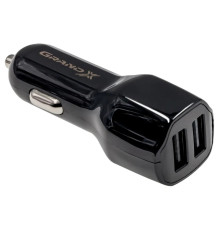 Автомобильное зарядное устройство Grand-X (2USB 3.4A) Black (CH-28)