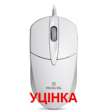 Мышь REAL-EL RM-211 White (EL123200014) У2