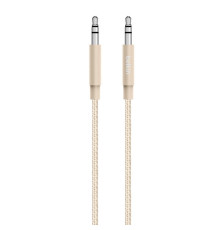 Аудіо-кабель Belkin Premium 3.5 мм - 3.5 мм (M/M), 1.2 м Gold (AV10164BT04-GLD)