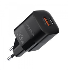 Мережевий зарядний пристрій Choetech Black (PD5006-EU-BK)