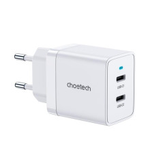 Мережевий зарядний пристрій Choetech White (Q5006-EU-WH)