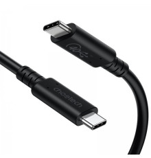 Кабель Choetech USB Type-C - USB Type-C (M/M), 0.8 м, Black (XCC-1028-BK)