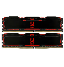 Модуль пам`ятi DDR4 2x4GB/2666 GOODRAM Iridium X Black (IR-X2666D464L16S/8GDC)