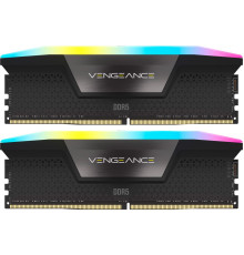 Модуль пам`ятi DDR5 2x16GB/7200 Corsair Vengeance RGB Black (CMH32GX5M2X7200C34)