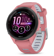 Смарт-часы Garmin Forerunner 265S Black Bezel with Light Pink Case and Light Pink/Whitestone Silicone Band (010-02810-55)