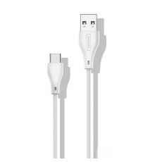Кабель YK YK-S14a USB - USB Type-C (M/М), 1 м, White (6970960826016)