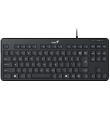 Клавiатура Genius LuxeMate 110 USB Black Ukr (31300012407)