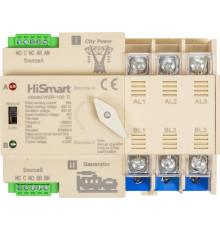 Автоматичний перемикач HiSmart W2R-3P 220V 100A (HS082499)