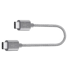 Кабель Belkin Mixit Metallic USB-C - USB-C, 0.15 м Grey (F2CU041bt06INGY)