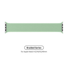 Ремінець Armorstandart Braided Solo Loop для Apple Watch 42mm/44mm/45mm/49mm Mint Size 10 (172 mm) (ARM64912)