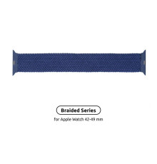 Ремінець Armorstandart Braided Solo Loop для Apple Watch 42mm/44mm/45mm/49mm Atlantic Blue Size 10 (172 mm) (ARM58080)