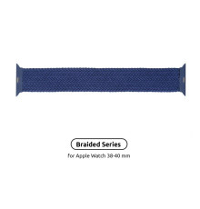 Ремінець Armorstandart Braided Solo Loop для Apple Watch 38mm/40mm/41mm Atlantic Blue Size 2 (120 mm) (ARM58066)