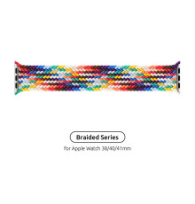 Ремінець Armorstandart Braided Solo Loop для Apple Watch 38mm/40mm/41mm Pride Edition Size 2 (120 mm) (ARM64933)