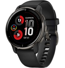 Смарт-часы Garmin Venu 2 Plus Slate/Black with Black Band (010-02496-51)