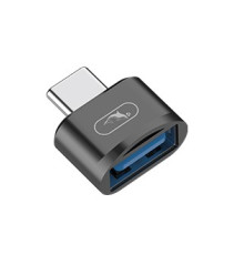 Перехідник SkyDolphin OT05 Mini USB Type-C - USB (M/F) Black (SDADPT-00029)