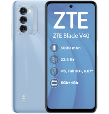Смартфон ZTE Blade V40 6/128GB Dual Sim Blue