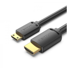 Кабель Vention HDMI - microHDMI (M/M), 2 м, Black (AGIBH)