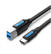 Кабель для принтера Vention USB - USB Type-B V 3.0 (M/M), 1 м, чорний (CQVBF)