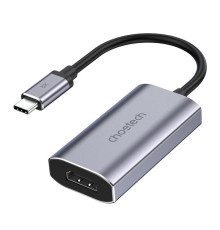 Адаптер Choetech HDMI - USB Type-C (F/M), Silver (HUB-H16)