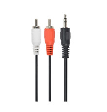 Аудио-кабель Cablexpert 3.5 мм - 2хRCA (M/M), 5 м, Black (CCA-458-5M)