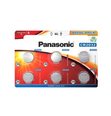 Батарейка Panasonic CR 2032 BL 6шт