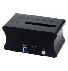 Док станція для одного HDD SSD 2.5"/3.5" USB 3.0 + БЖ (D1U3X)