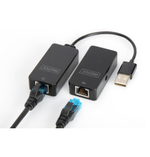 Подовжувач Digitus USB 2.0 - UTP Cat5/5e/6, 50m (DA-70141)