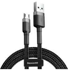 Кабель Baseus Cafule USB-microUSB, 3м Black/Grey (CAMKLF-HG1)