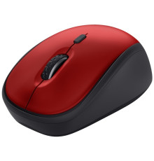 Мышь беспроводная Trust Yvi+ Silent Eco Red (24550)