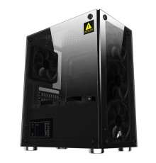 Корпус 1stPlayer X2-3B1 Black без БЖ