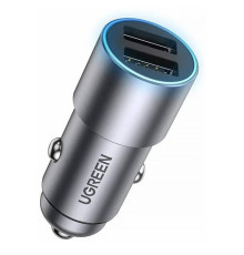 Автомобильное зарядное устройство Ugreen CD130 (2xUSB 24W (USB-A) QC 3.0 Gray (50592)