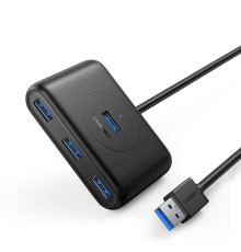 Концентратор USB 3.2 Ugreen CR113 4xUSB 3.2, Black (20290)